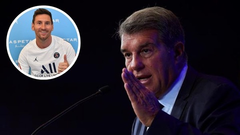  Joan Laporta: ‘Để Lionel Messi rời Barca là quyết định đúng đắn’